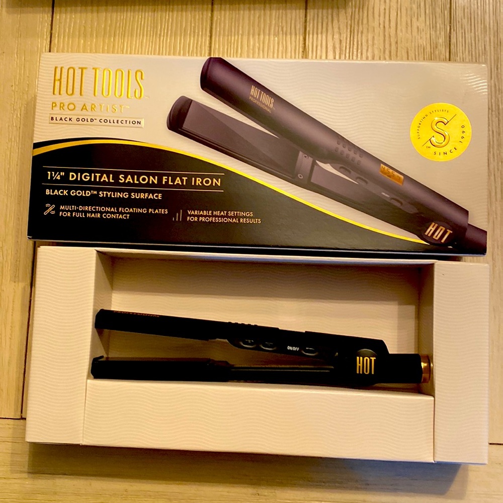 NEW Hot Tools hair straightener & curling iron
